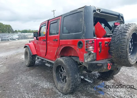 2017 Jeep Wrangler Unlimited Sahara 4X4 z USA, uszkodzony, nr VIN 1C4BJWEG8HL554783